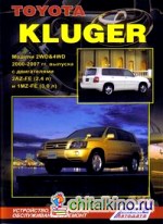 Toyota Kluger: Модели 2WD and 4WD 2000-2007 гг. выпуска с двигателями 2AZ-FE (2,4 л) и 1MZ-FE (3,0 л). Устройство, техническое обслуживание и ремонт